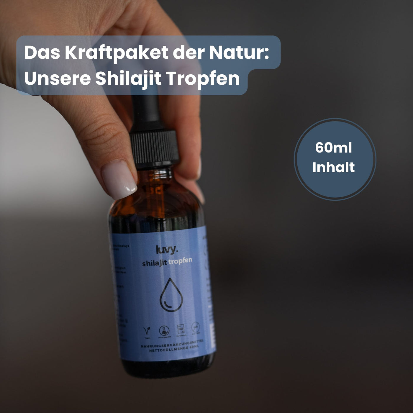 Shilajit-Tropfen