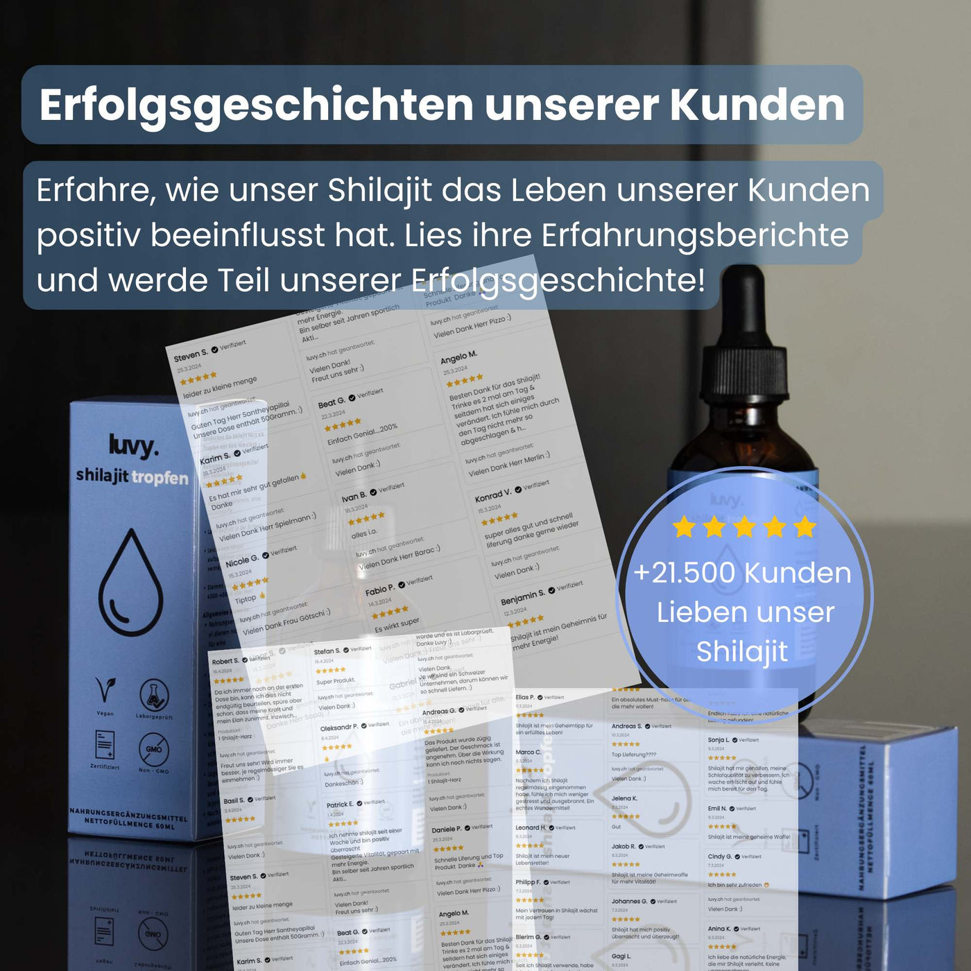 Shilajit-Tropfen