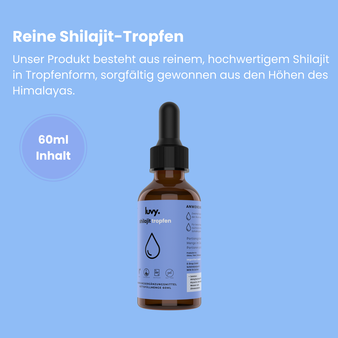 Shilajit-Tropfen
