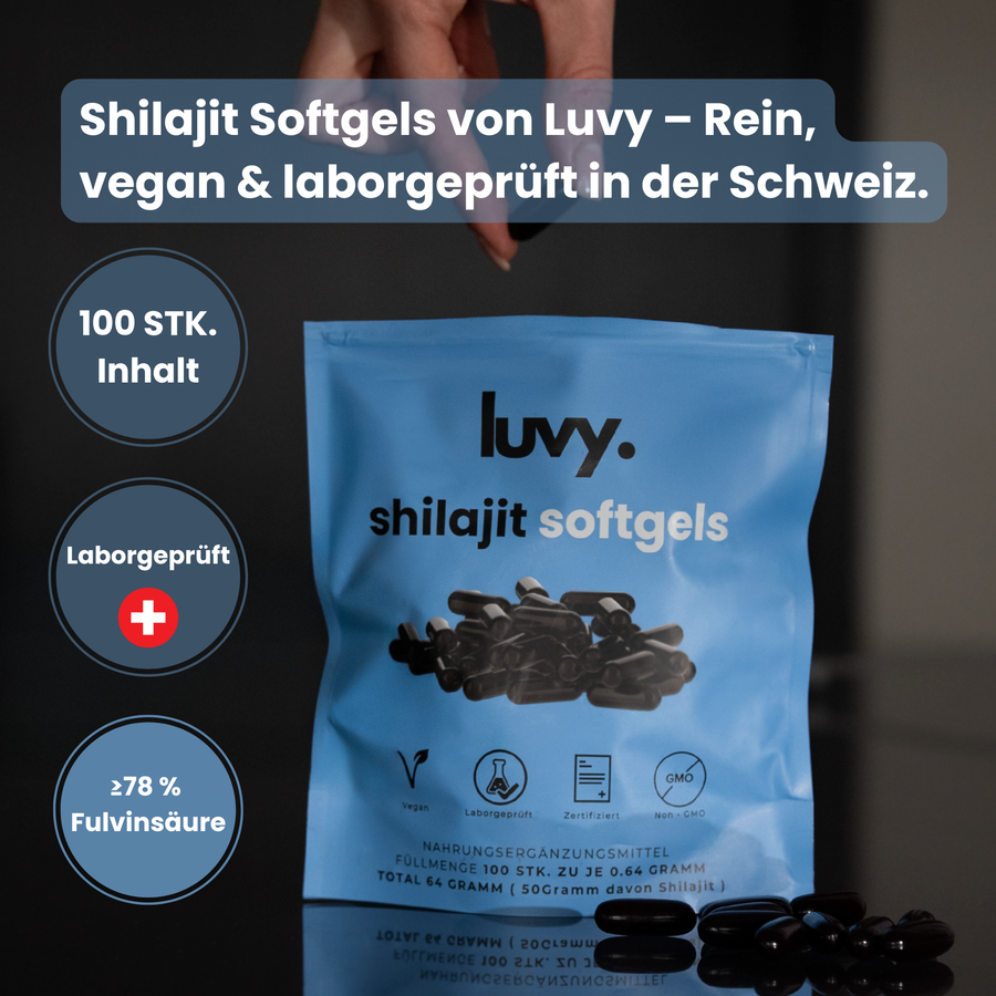 LUVY Shilajit Softgels